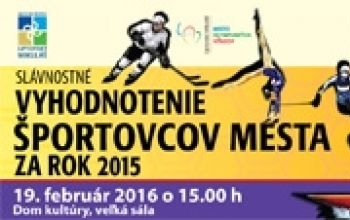 Vyhodnotenie športovcov mesta 2015